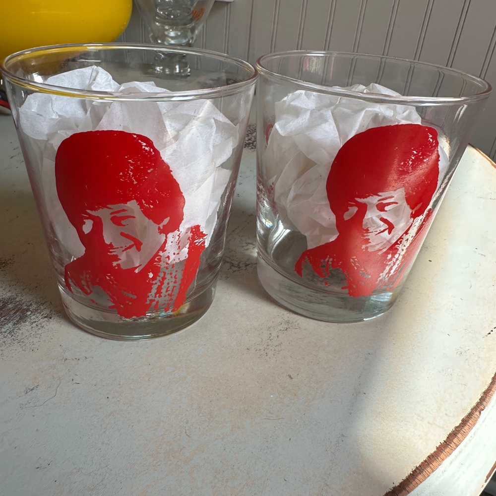 2 Vintage Don Ho Highball Glasses